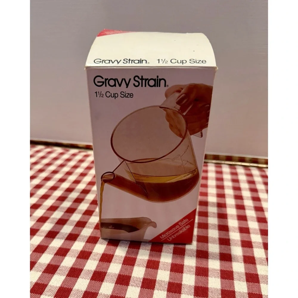 EHI Gravy‎ Fat Separator Cup 1 1/2 Cup Dripless Spout Clear PC MPN 823